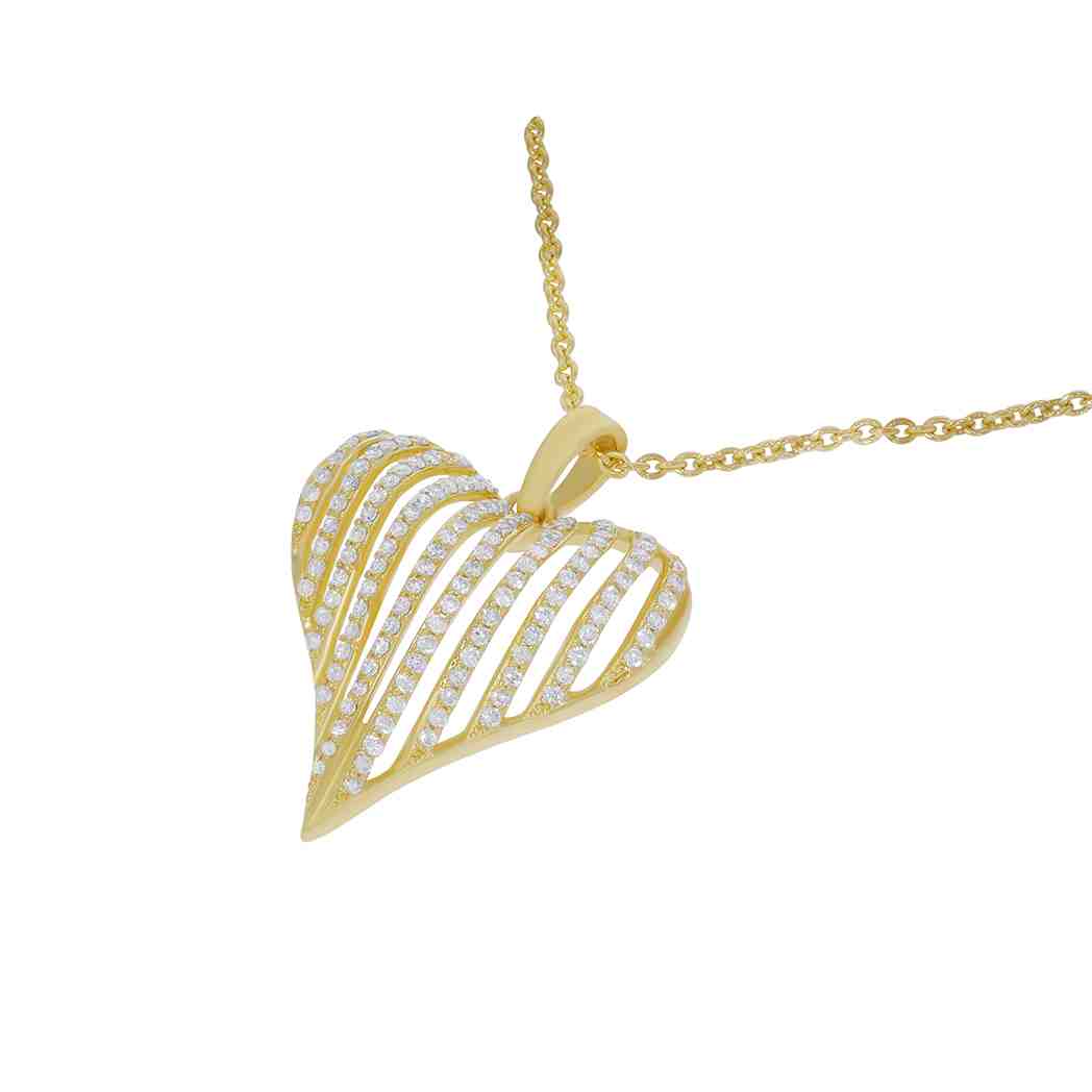 Angel Heart Diamond Pendant PD31312A